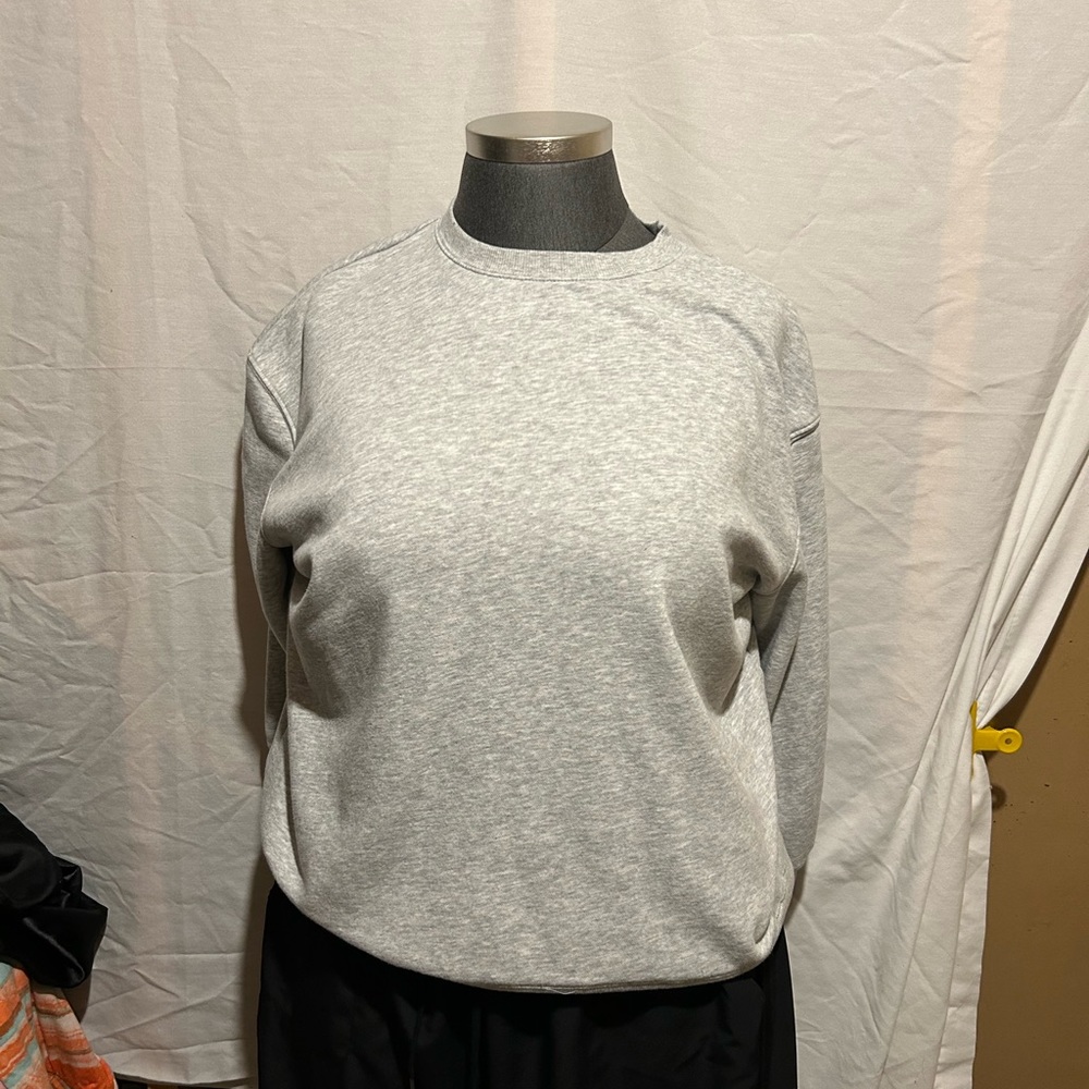 Terra and sky gray sweatshirt